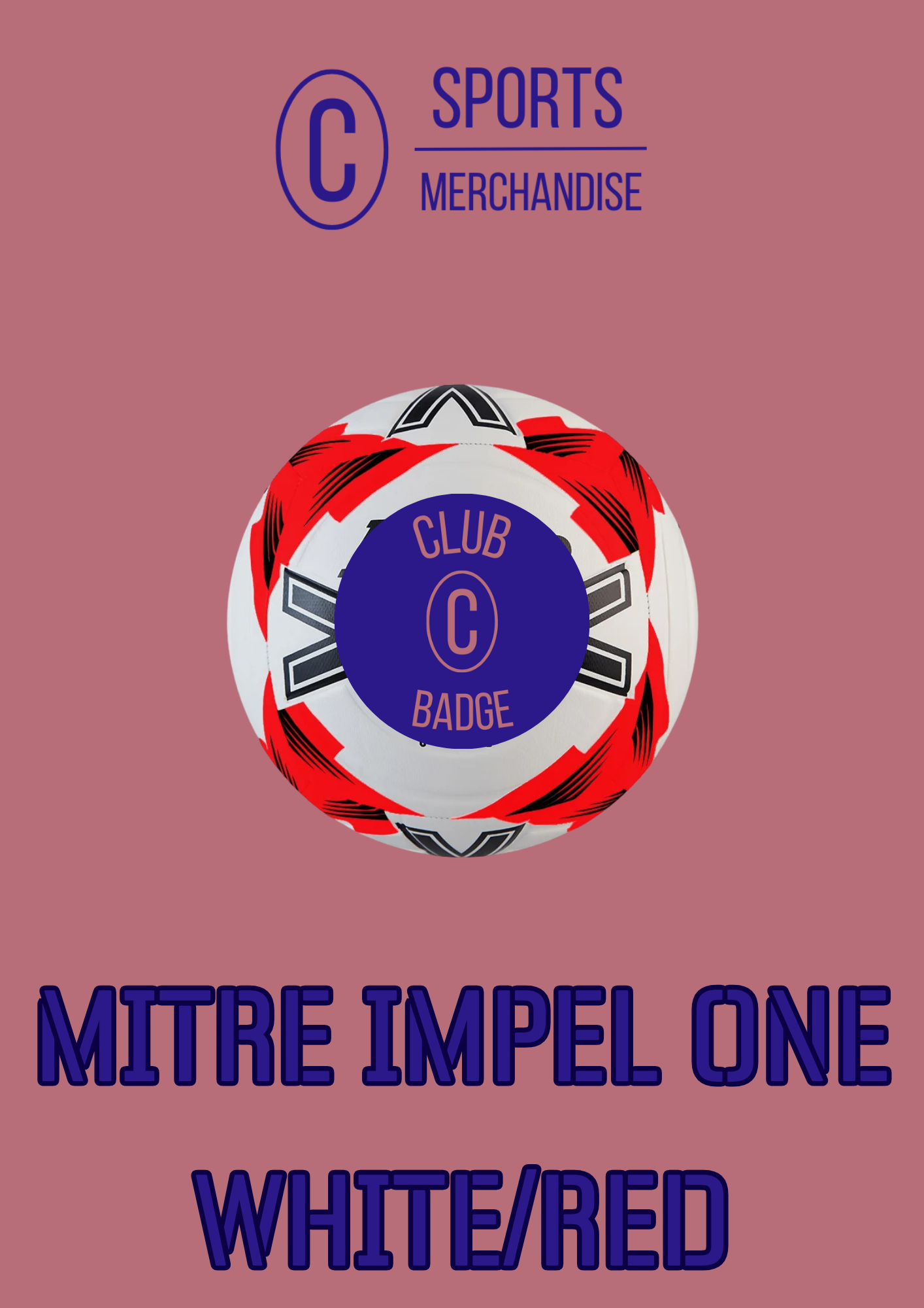 Mitre Impel One - White/Red