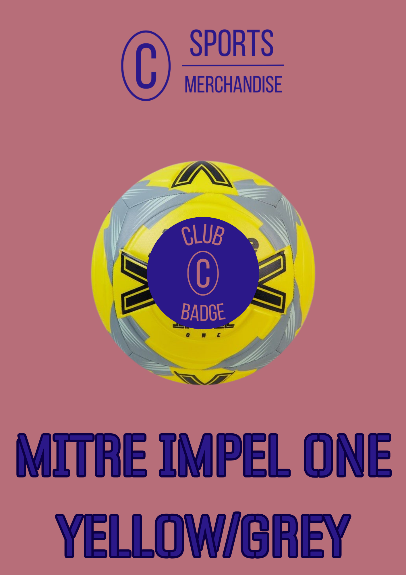 Mitre Impel One - Yellow/Grey